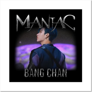 maniac skz bang chan Posters and Art